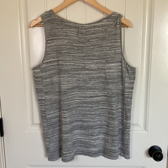 Athleta Womens Tank Top L Heathered Grey Athletic Athleisure Activewear - Picture 4 of 7